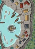 Crescent Bay - Fjord Variant - 100x75 Map