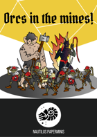 Paper miniatures set: Orcs in the mines!