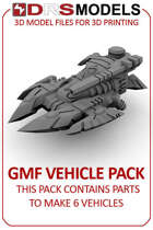 15MM SCALE THE CROFT SCI FI VEHICLE PACK