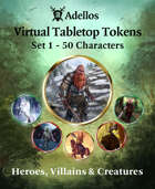 Adellos VTT Tokens - Set 1: 50 Characters