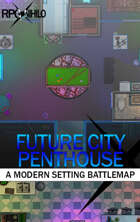 Future City Penthouse (16x36) Modern Battle Map