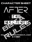 After: The Machines Character Sheet Form Fillable