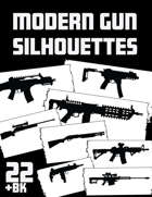 Modern Gun silhouettes