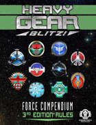Heavy Gear Blitz! 3rd Edition Rules - Force Compendium