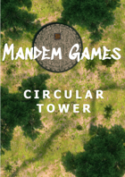 Circular Tower - Printable Battle Maps in Daylight and Moonlight