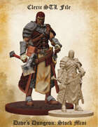 Character Miniature STL file: Cleric