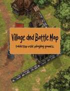 Free maps Village dnd Battle Map tabletop role playing games.