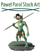 Goblin Spearman - RPG Stock Art