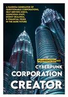 CYBERPUNK CORPORATION CREATOR
