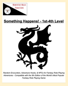 Something Happens! (5e) - 1st-4th Level