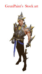 Grey Warrior - stock art