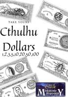 Full set of Cthulhu dollars