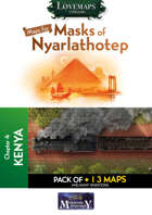 Cthulhu Maps - Masks of Nyarlathotep - ch4 - Kenya Pack