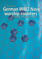 German Navy WW2 warship hex counters