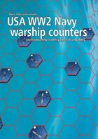 USA Navy WW2 warship hex counters
