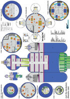 Zhenzhu class gunship ship plans sheet