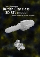 City class battlecruiser 3D STL model