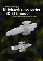Kittyhawk class carrier 3D STL model