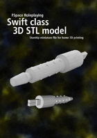 Swift class Fast Attack Armoured Light Cruiser 3D STL model