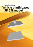 Vehicle plinth bases 3D STL model