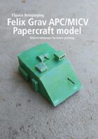 Felix Grav APC/MICV Papercraft model