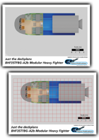 BHF35TFBG-A2b Modular Heavy Fighter plans 3/4 inch sheet