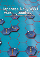 Japanese Navy WW1 warship hex counters 1