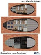 Reconteur Merchantman deckplans sheet
