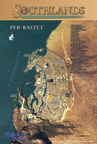 Per-Bastet Poster Map for Southlands Campaign Setting
