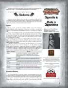 Leagues of Gothic Horror Appendix 4: Guide to Apparitions