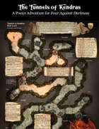 The Tunnels of Kendras - poster adventure for 4AD