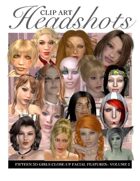 Headshots Clipart Volume 2