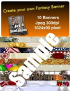 Fantasy Banners or Page Separators Volume 4 Holiday Mix
