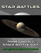 Star Battles: Ringed World Space Battle Map (VTT)
