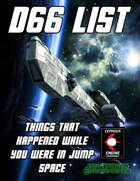 d66 Things That Happened While You Were in Jump Space