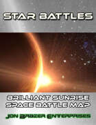 Star Battles: Brilliant Sunrise Space Battle Map (VTT)