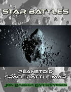 Star Battles: Planetoid Space Battle Map (VTT)