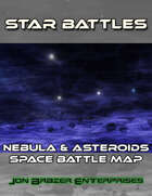 Star Battles: Nebula & Asteroids Space Battle Map (VTT)