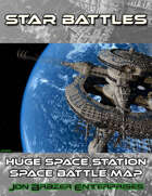 Star Battles: Huge Station Space Battle Map (VTT)