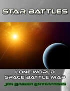 Star Battles: Lone World Space Battle Map (VTT)