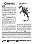 Creatures of Distant Worlds - Krakodarans
