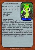 Brushfire - Scyzantine Stat Cards