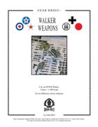 Gear Krieg Card Model: Walker Weapons