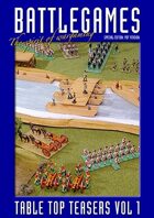 Battlegames Table Top Teasers Volume 1
