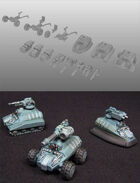 Gun Drones and Gun Carriages for 3d printing (STL)