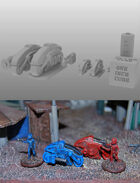 Sci-Fi Cycle (Infiltrator Bike) for 3d printing (STL)