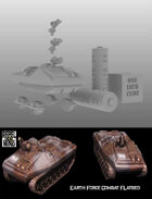 Earth Force Combat Flatbed for 3d printing (STL)