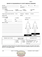 Medical Examiner Report