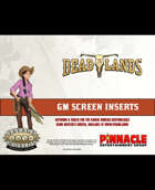 Deadlands: The Weird West Customizable GM's Screen