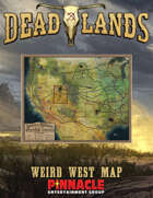 Deadlands: The Weird West VTT Map of the Weird West